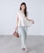 ＜MFM＞カットジャガードカシュクールブラウス