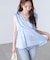 ＜MFM＞カットジャガードカシュクールブラウス