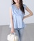 ＜MFM＞カットジャガードカシュクールブラウス