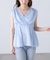 ＜MFM＞カットジャガードカシュクールブラウス