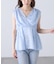 ＜MFM＞カットジャガードカシュクールブラウス