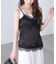 ＜MFM＞レースサテンキャミソール