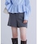 〈セットアップ対応〉ハイウエストショートパンツ
