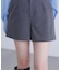 〈セットアップ対応〉ハイウエストショートパンツ