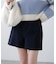 〈セットアップ対応〉ハイウエストショートパンツ
