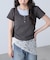 インナーレイヤードボーダーヘンリーネックTシャツ