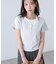 インナーレイヤードボーダーヘンリーネックTシャツ