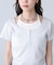 インナーレイヤードボーダーヘンリーネックTシャツ