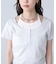 インナーレイヤードボーダーヘンリーネックTシャツ
