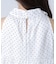 〈MFM〉シアードットティアードブラウス