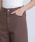[低身長サイズ／Sシリーズ]ベーシックワイド裾レースデニムパンツ