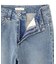 [低身長サイズ／Sシリーズ]ベーシックワイド裾レースデニムパンツ