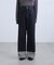 [低身長サイズ／Sシリーズ]ベーシックワイド裾レースデニムパンツ