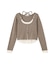 Ⅱキャミレイヤードクルーネックニット
