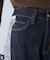 [低身長サイズ／Sシリーズ]ベーシックワイドサイドレースデニムパンツ