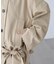 ベルト付きショートトレンチコート