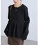 ＜一部追加生産予約＞ペプラム裾レースカーデ