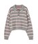 POLO BCS ボーダーポロニット