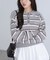 POLO BCS ボーダーポロニット