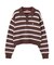 POLO BCS ボーダーポロニット