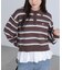 POLO BCS ボーダーポロニット