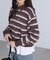 POLO BCS ボーダーポロニット