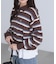 POLO BCS ボーダーポロニット