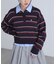 POLO BCS ボーダーポロニット