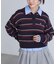 POLO BCS ボーダーポロニット