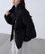 スタンド中綿ミドル丈リバーシブルブルゾン