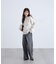 ラメミックス畦ニット