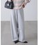 [低身長サイズ／Sシリーズ]〈MFM〉裏起毛スウェットカーブパンツ