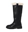 ボア付きロングブーツ