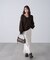 裾レースサテンナロースカート