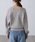 レースドッキングカシュクールニット