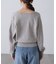 レースドッキングカシュクールニット
