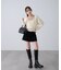 レースドッキングカシュクールニット