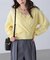 レースドッキングカシュクールニット
