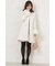 ◆ファーポケットノーカラーコート