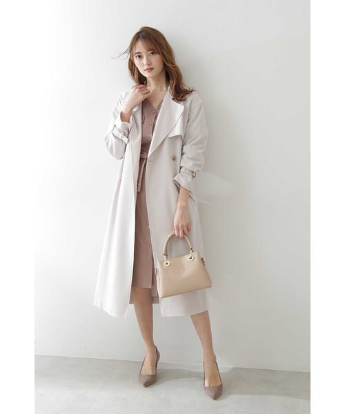 田中みな実さん着用》◇エアリートレンチコート｜プロポーション