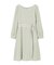 ◆バイカラーパイピングフレアワンピース