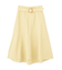 ＜ピスタチオ・WEB限定カラー＞カラーマーメイドフレアスカート