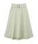 ＜ピスタチオ・WEB限定カラー＞カラーマーメイドフレアスカート