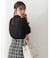 ｜美人百花10月号タイアップ 宇賀美里さん着用商品｜バイカラーシャーリングブラウス
