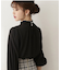 ｜美人百花10月号タイアップ 宇賀美里さん着用商品｜バイカラーシャーリングブラウス