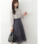 ｜美人百花10月号タイアップ 宇賀美里さん着用商品｜バイカラーシャーリングブラウス