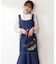 ｜美人百花10月号タイアップ 宇賀美里さん着用商品｜バイカラーシャーリングブラウス