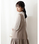 ｜美人百花10月号タイアップ 宇賀美里さん着用商品｜バイカラーシャーリングブラウス