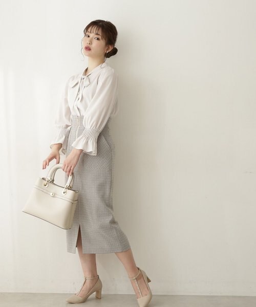 galliano タイポグラフィプリント タイトスカート gobelin skirt—カラフルボタン柄— | pitonner.