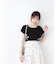 2ＷayバイカラーラッフルＴシャツ